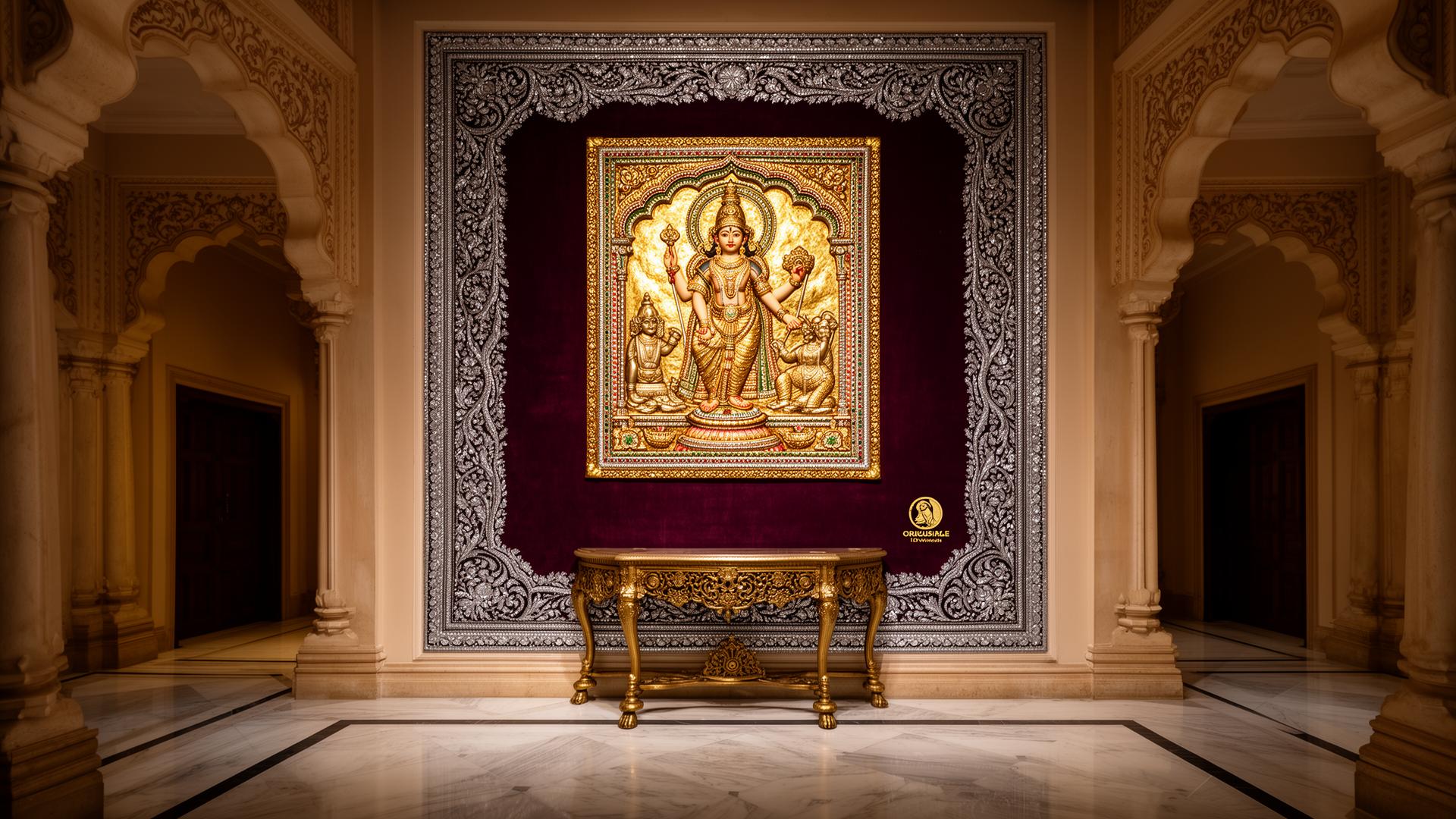 Tanjore full wall installation from Thanjavur, Tamil Nadu